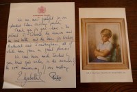Lot 1098 - HM Queen Elizabeth II and HRH The Duke of...