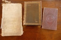 Lot 1123 - A mid-19th century scrapbook, with manuscript...