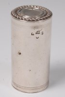 Lot 1205 - A George IV silver two-piece nutmeg grater, of...
