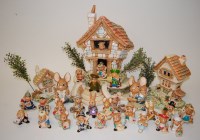 Lot 8 - A collection of Pendelfin rabbit figures and...