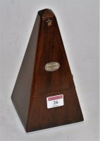 Lot 26 - A mid 20th century French walnut cased...