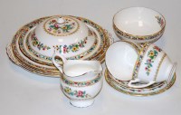 Lot 48 - A Coalport part tea and dinner service, in the...