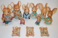 Lot 1 - A collection of various Pendelfin figures to...