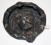 Lot 74 - A reproduction cast iron door knocker in the...