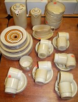 Lot 81 - A modern Poole pottery part tea and dinner...