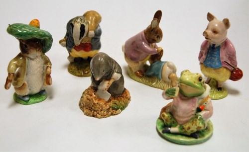 Lot 165 - A collection of six Beswick Beatrix Potter...