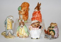 Lot 167 - A collection of six Beswick Beatrix Potter...