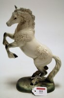 Lot 181 - A Beswick model of a rearing horse, gloss...