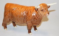 Lot 189 - A Beswick figure of a Highland bull, model...