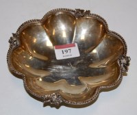 Lot 197 - An early 20th century continental silver dish...