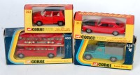 Lot 722 - Four various window boxed Corgi toys diecasts...