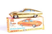 Lot 734 - Dinky toys No. 352 Ed Straker's car, gold...
