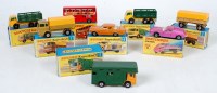 Lot 756 - 8 various boxed Matchbox Superfast and 1/75...