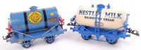 Lot 382 - Hornby 1929-30 completely repainted blue open...