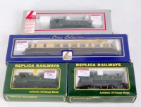 Lot 728 - A Replica GWR 0-6-0 pannier tank 7752, a Lima...