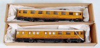 Lot 795 - A pair of well built Gresley teak LNER 61' 6"...