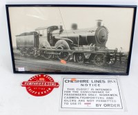 Lot 5 - A collection of reproduction railwayana to...