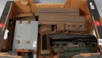 Lot 37 - A box of mainly model railway odds, 2 Southern...