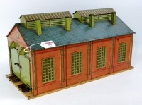 Lot 305 - Hornby 1933 No. 2 c/w engine shed with...