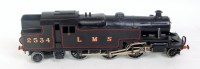 Lot 334 - Scratch built black LMS 3 rail 12vDC 2-6-4...