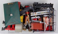 Lot 374 - A large plastic container of S gauge American...