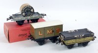 Lot 423 - 1932-41 LMS tinprinted No. 1 open wagon with...