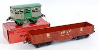Lot 424 - 1933-4 NE No. 1 cattle truck with green...