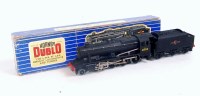 Lot 813 - LT25 H-Dublo 3-rail 2-8-0 loco and tender 8F...