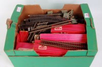 Lot 855 - Tray of H-Dublo 2-rail track, includes some...