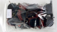 Lot 862 - Dublo switches, 10 black, 10 red, 3 green, 3...