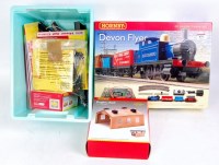 Lot 879 - A Hornby R1121 Devon Flyer set with 0-4-0T and...