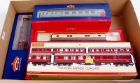 Lot 889 - A Hornby R4229 Pines Express coach pack,...