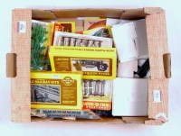 Lot 924 - A quantity of Ratio and other N gauge lineside...