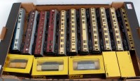 Lot 1003 - Eleven Trix BRMK1 plastic coaches, 7...