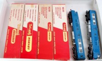 Lot 1005 - A Triang-Hornby R555 blue Pullman 2-car DMU...