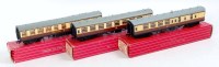 Lot 1035 - Three H-Dublo BR(W) Brown/Cream coaches - 4070...