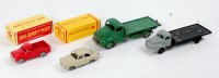 Lot 1038 - Four Dublo Dinky Toys, One lesney and one...