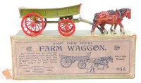 Lot 1271 - Britains Farm Series, Set 5F - Farm Wagon, pre-...