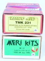 Lot 1524 - 1/43rd Scale White Metal Kit Group, 2 examples,...