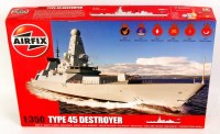Lot 1535 - Airfix 1/350th scale plastic kit for a Type 45...