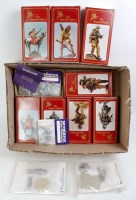 Lot 1550 - A quantity of various white metal and resin...