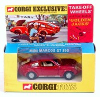 Lot 1609 - Corgi Toys, 341 Mini Marcos GT850, metallic...