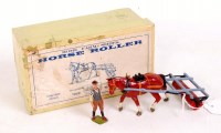 Lot 1246 - Britains, 9F pre-war horse roller with 2 part...