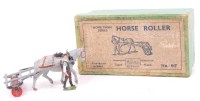 Lot 1276 - Britains 9F Farm Series horse drawn roller,...