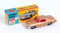 Lot 1635 - Corgi Toys, 245, Buick Riviera, metallic gold...