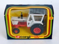 Lot 1639 - Corgi Toys, 55 David Brown 1412 Tractor, white...