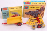 Lot 1647 - Corgi Toys Boxed Farming Implement Group, 2...