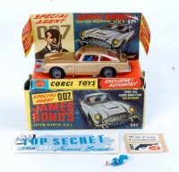 Lot 1655 - Corgi Toys, 261 James Bond's Aston martin DB5,...