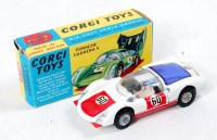 Lot 1663 - Corgi Toys, 330, Porsche Carrera 6, white and...
