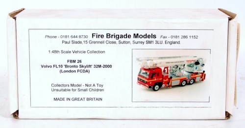 Lot 1507 - Fire Brigade Models of Surrey, as issued resin...